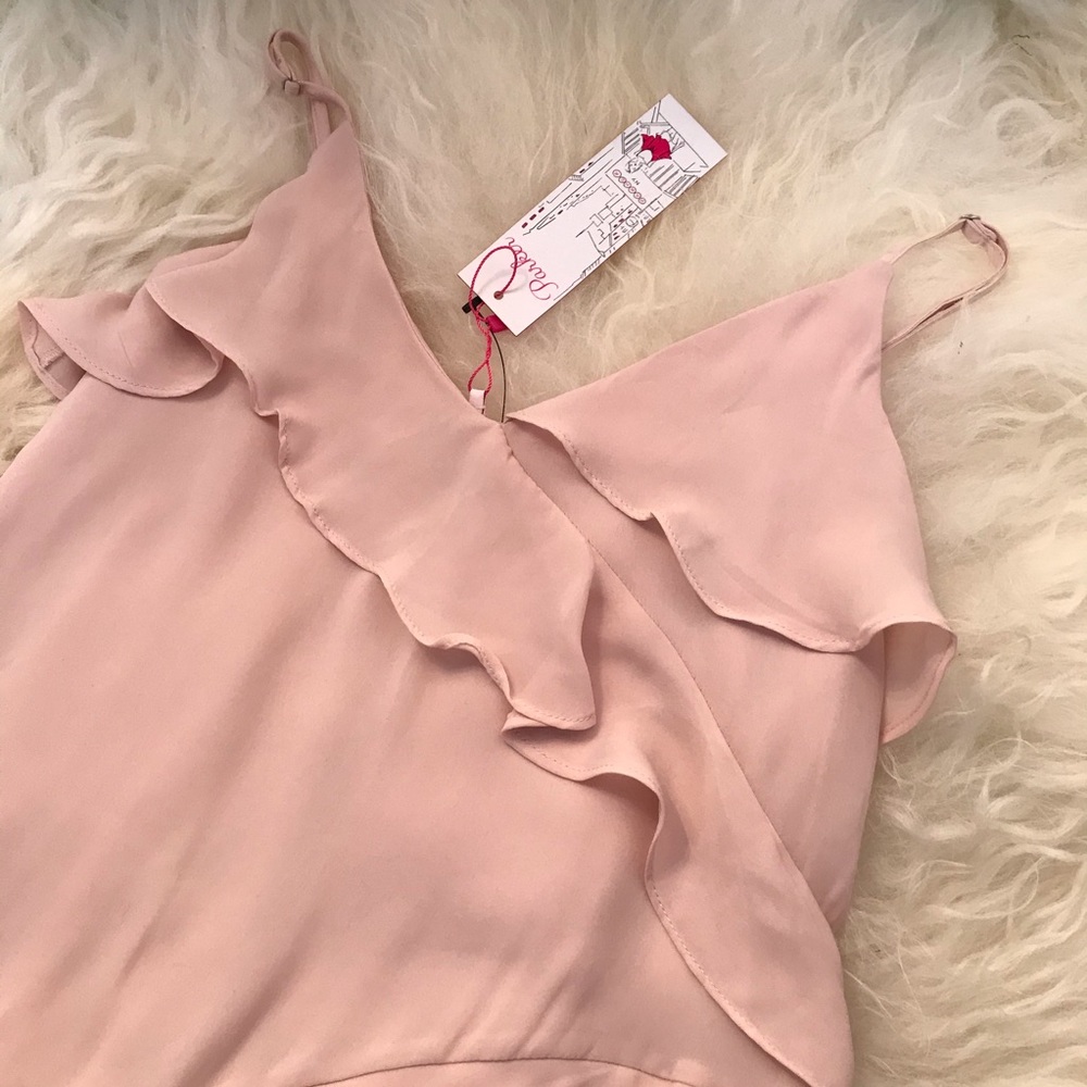 PARKER Ruffle-Accented Mini Dress - Picture 3 of 6